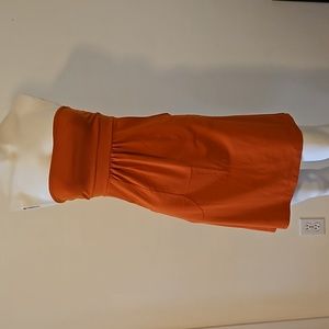 Susanna Monaco Orange Strapless Dress